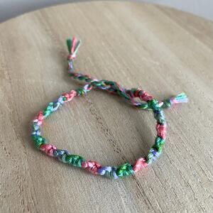 Lindsey Bracelet anklet trendy comfortable tie embroidery thread woven gift